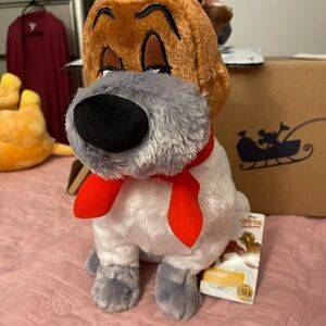 Disney Plush Dog Toy with Red Scarf